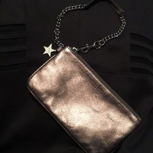 Coach wristlet gold